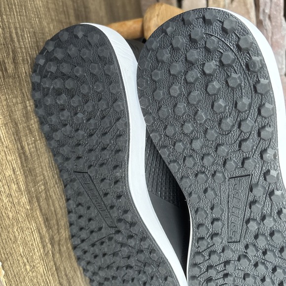 Rawlings League Turf Mens Shoes 7D Black White Leather Lace-Up Baseball Cleats - Picture 15 of 16